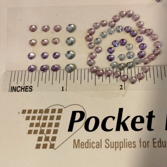 Cell Phone Dress Up Kit Charms Fairy Heart Rhinestone Stickers Holder 3x5 inch - Picture 12 of 15